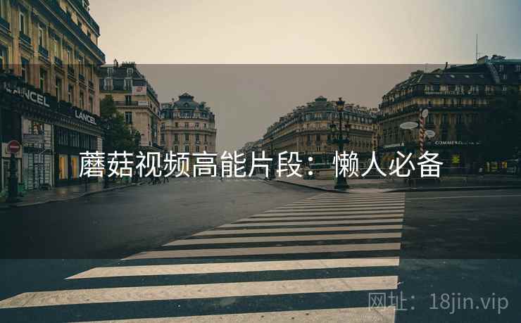 蘑菇视频高能片段：懒人必备