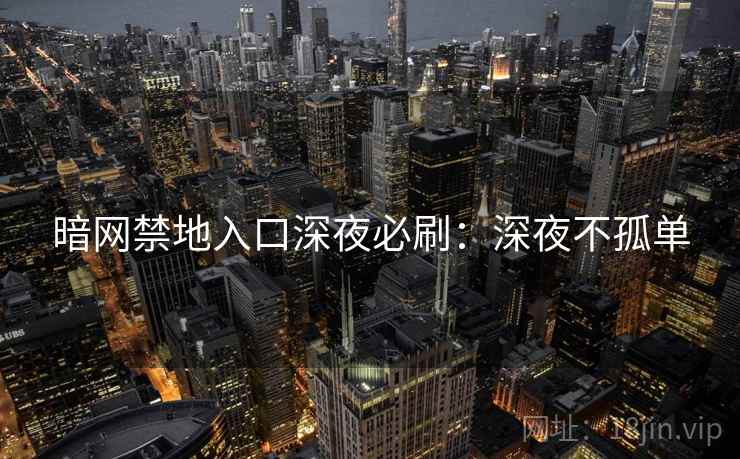 暗网禁地入口深夜必刷：深夜不孤单